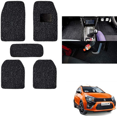 autokaar PVC, Rubber Standard Mat For  Maruti Celerio(Black)