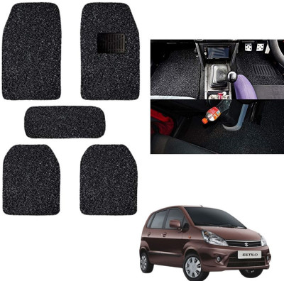 autokaar PVC, Rubber Standard Mat For  Maruti Zen Estilo(Black)