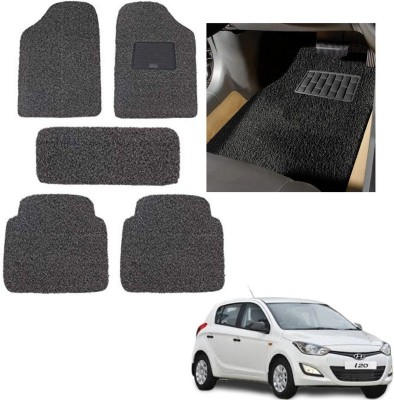 autokaar PVC, Rubber Standard Mat For  Hyundai i20(Grey)