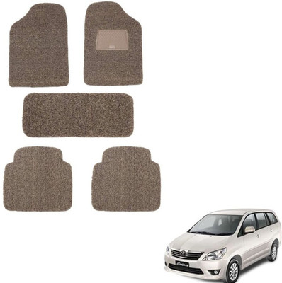 autokaar PVC, Rubber Standard Mat For  Toyota Innova(Beige, Brown)