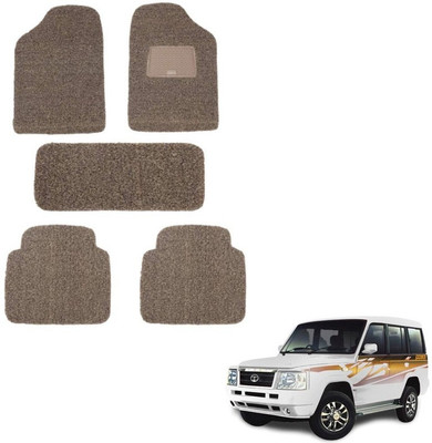 autokaar PVC, Rubber Standard Mat For  Tata Sumo(Brown)