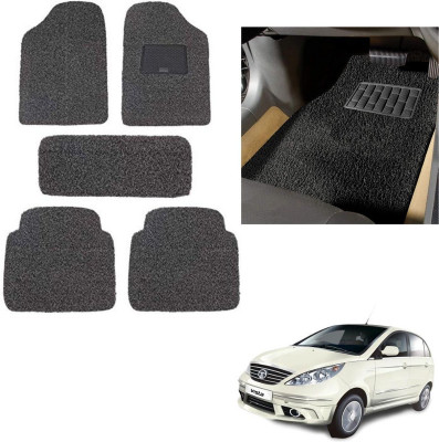 autokaar PVC, Rubber Standard Mat For  Tata Vista(Grey, Black)