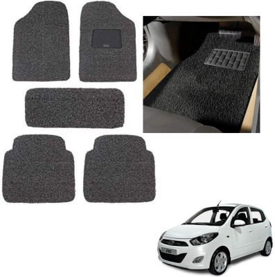 autokaar PVC, Rubber Standard Mat For  Hyundai i10(Grey, Black)