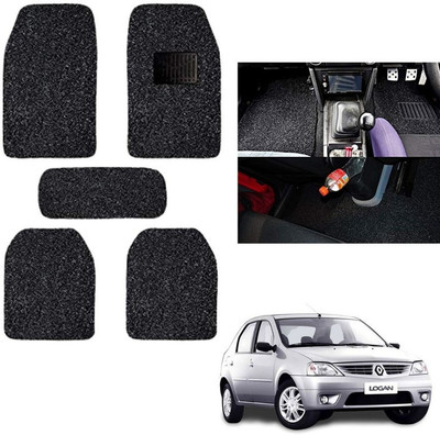 autokaar PVC, Rubber Standard Mat For  Renault Logan(Black)