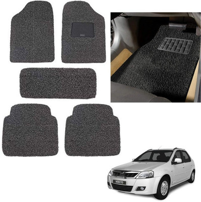 autokaar PVC, Rubber Standard Mat For  Mahindra Verito(Grey, Black)