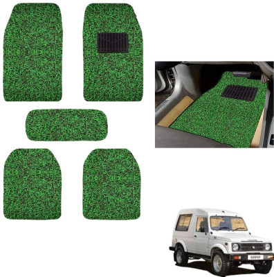 autokaar PVC, Rubber Standard Mat For  Maruti Gypsy(Green)