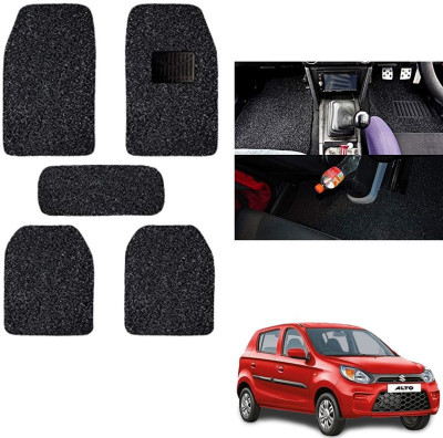 autokaar PVC, Rubber Standard Mat For  Maruti Alto 800(Black)