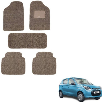 autokaar PVC, Rubber Standard Mat For  Maruti Alto 800(Brown)