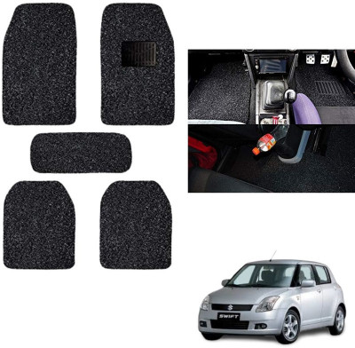 autokaar PVC, Rubber Standard Mat For  Maruti Swift(Black)