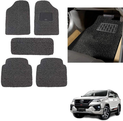 autokaar PVC, Rubber Standard Mat For  Toyota New Fortuner(Grey, Black)