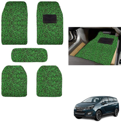 autokaar PVC, Rubber Standard Mat For  Mahindra Marazzo(Green, Black)