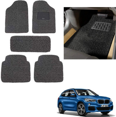 autokaar PVC, Rubber Standard Mat For  BMW X1(Grey, Black)