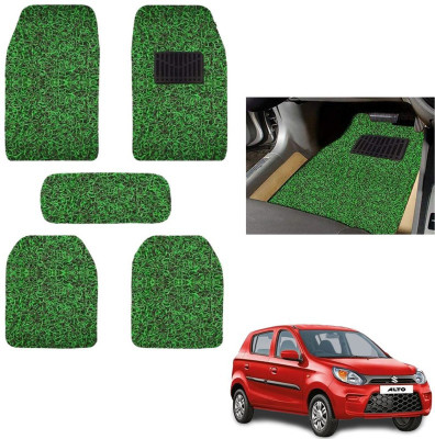 autokaar PVC, Rubber Standard Mat For  Maruti Alto 800(Green, Black)