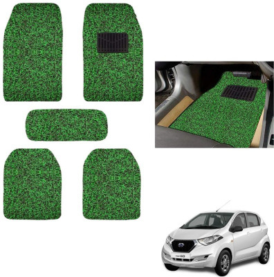 autokaar PVC, Rubber Standard Mat For  Datsun Redi GO(Green)