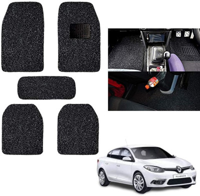 autokaar PVC, Rubber Standard Mat For  Renault Fluence(Black)