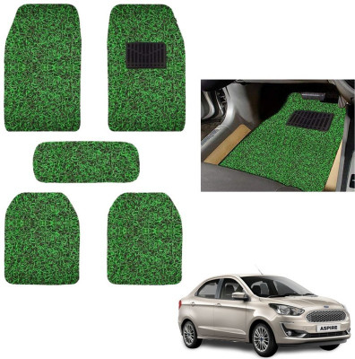 autokaar PVC, Rubber Standard Mat For  Ford Figo Aspire(Green)