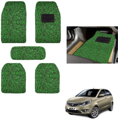 autokaar PVC, Rubber Standard Mat For  Tata Bolt(Green, Black)