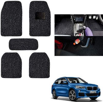 autokaar PVC, Rubber Standard Mat For  BMW X1(Black)