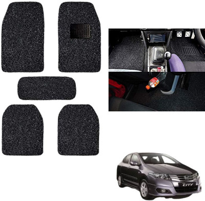 autokaar PVC, Rubber Standard Mat For  Honda City(Black)