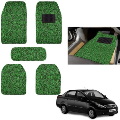 autokaar PVC, Rubber Standard Mat For  Tata Manza(Green)