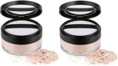 ADJD OIL FREE MATTE FINISH STAY FINE LOOSE POWDER PACK OF 2 Compact(BANANA IVORY, 30 g)