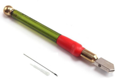 Qualigen Glass Cutter 3-12MM Roller Cutter, Can Cut 3mm to 12mm Oil Feed Glass Cutter Cutting Tool With Usefull Tool. Glass Cutter