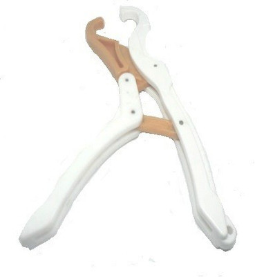 JUST ONE CLICK rod lip grabber Floating rod lip grabber Beige, White Fishing Rod(15 cm, 1 kg, Beige, White)