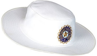 greatshot Cricket Hat(White, Pack of 1)