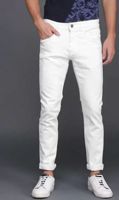 MODA Slim Men White Jeans