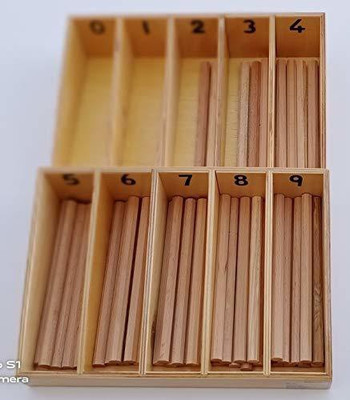 Jnanamudra Montessori Maths Spindle Box(Multicolor)