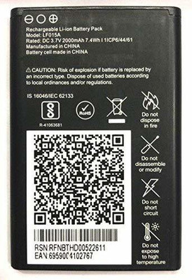 LIFON Mobile Battery For  LYF Jio Phone F220B Jio Phone 2 F300b LF-2403N F50Y F120B F271i B-R2000