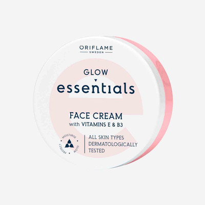 Oriflame SWEDEN GLOW ESSENTIALS FACE CREAM WITH VITAMINS E & B3(75 ml)