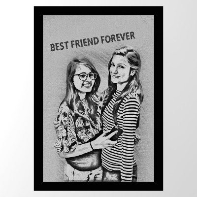Best Friends Pencil Sketch | DesiPainters.com