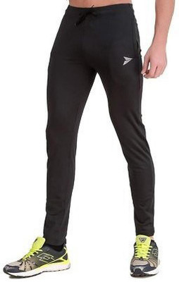 Reoutlook Solid Men Black Track Pants