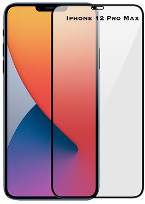 Gtel Edge To Edge Tempered Glass for Iphone 12 Pro Max(Pack of 1)