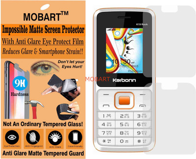 MOBART Impossible Screen Guard for KARBONN K19 ROCK (Flexible Matte)(Pack of 1)