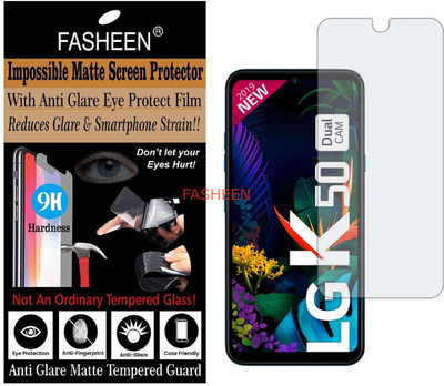 Fasheen Impossible Screen Guard for LG K50 (Flexible Matte)(Pack of 1)