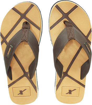 Sparx Men Flip Flops(Tan , 10)