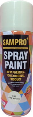 Sampro White Spray Paint 400 ml(Pack of 1)