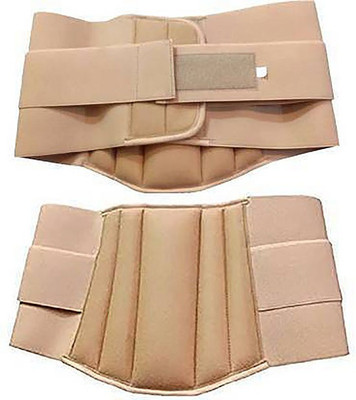 VR SURGICAL Lumbo Sacral (L.S Belt) Corset- Back Pain Belt Back / Lumbar Support(Beige)