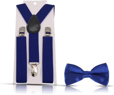 RR Design Y- Back Suspenders for Boys(Blue)