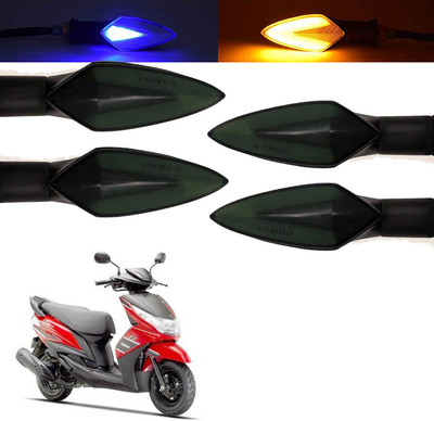 Vagary Front, Rear, Side LED Indicator Light for Yamaha Ray Z(Blue, Yellow)