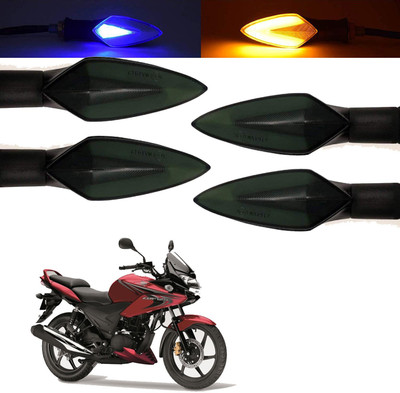 Vagary Front, Rear, Side LED Indicator Light for Honda CBF 125(Blue, Yellow)