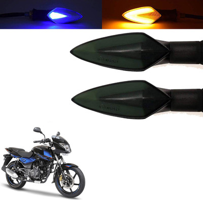 Vagary Front, Rear, Side LED Indicator Light for Bajaj Pulsar 150 DTS-i(Blue, Yellow)
