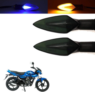 Vagary Front, Rear, Side LED Indicator Light for Bajaj Universal For Bike(Blue, Yellow)