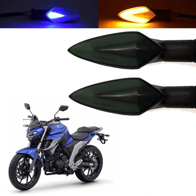 Vagary Front, Rear, Side LED Indicator Light for Yamaha FZ(Blue, Yellow)