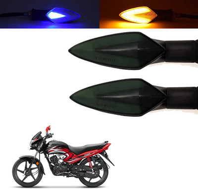 Vagary Front, Rear, Side LED Indicator Light for Honda Dream Yuga(Blue, Yellow)