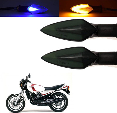 Vagary Front, Rear, Side LED Indicator Light for Yamaha RD 350(Blue, Yellow)