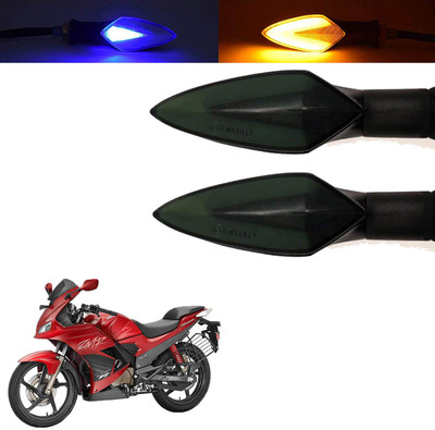 Vagary Front, Rear, Side LED Indicator Light for Hero Karizma ZMR(Blue, Yellow)