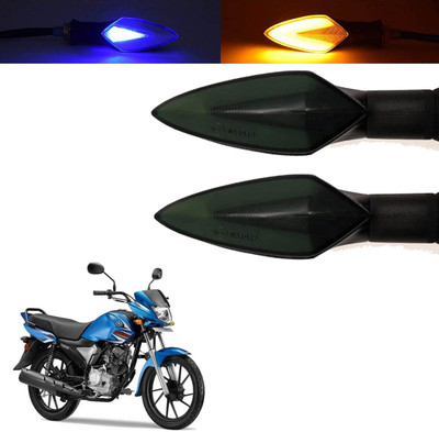 Vagary Front, Rear, Side LED Indicator Light for Yamaha Saluto(Blue, Yellow)